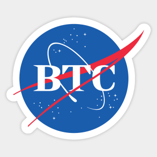 Bitcoin Space Patch Sticker